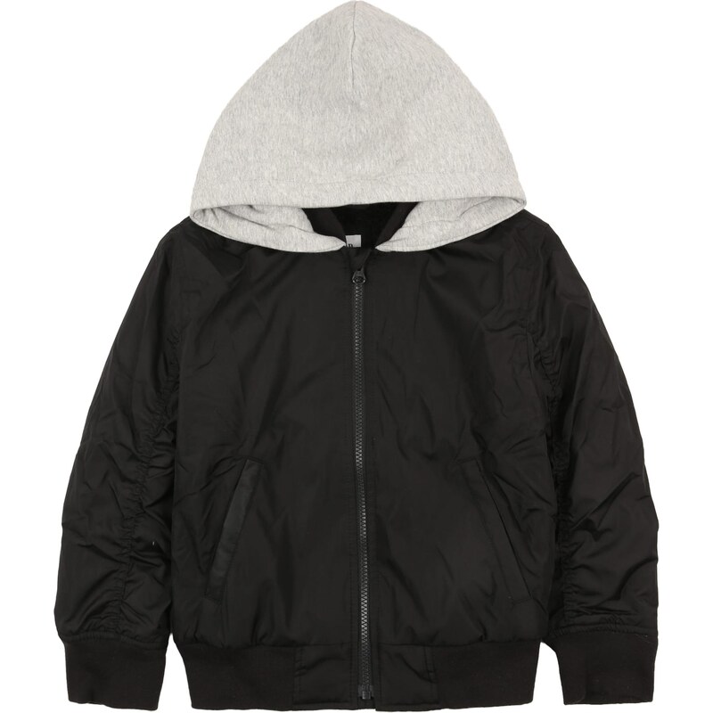 GAP Prechodná bunda svetlosivá / čierna 67253646