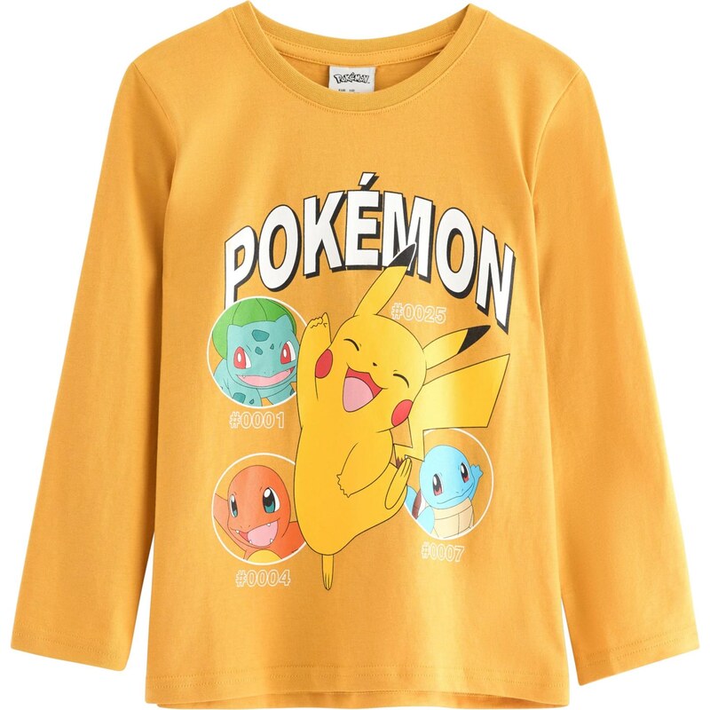 Lindex Tričko Pokemon žltá / karí / červená / biela 67253651