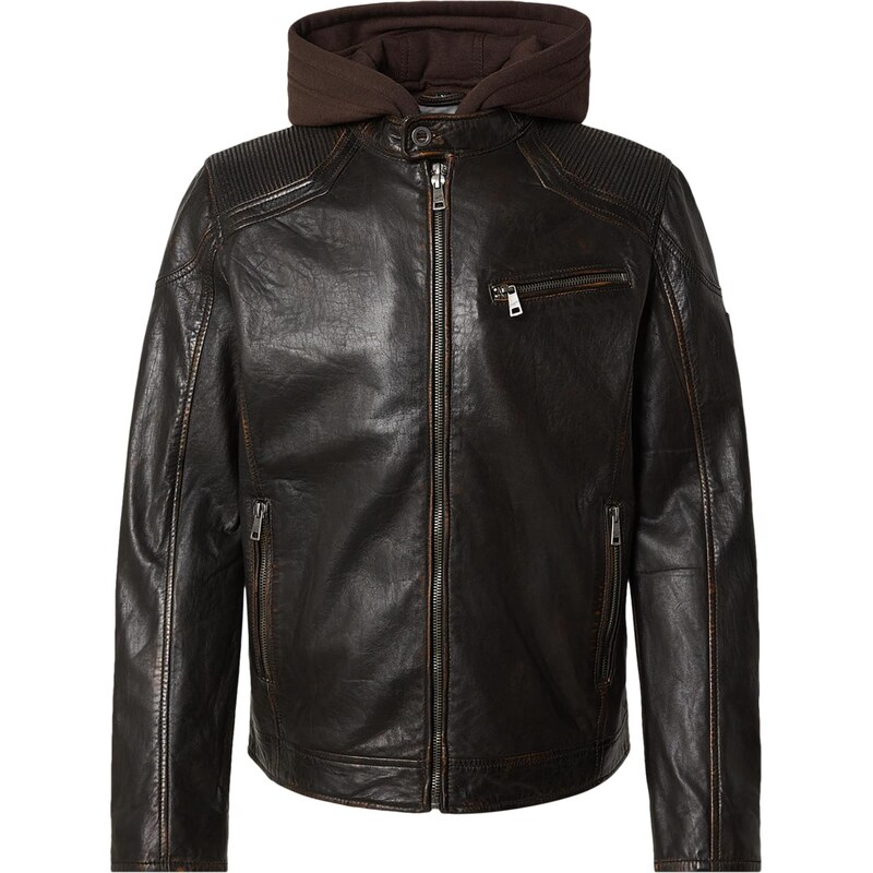 Mauritius Prechodná bunda Wanjo hnedá / čierna 67253697