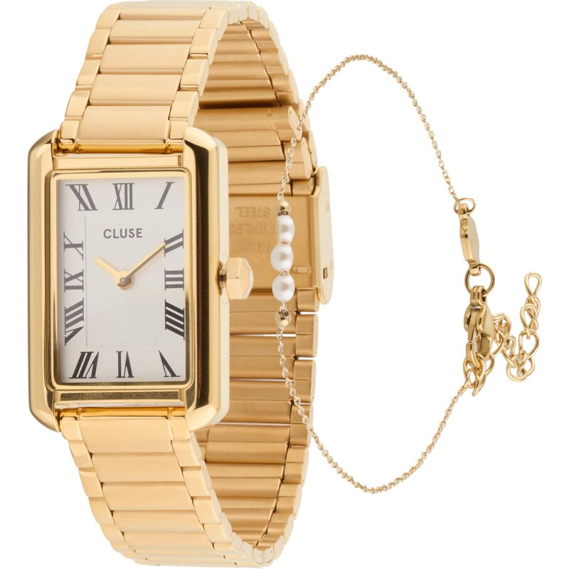 CLUSE Analógové hodinky Belisenna zlatá 67253725