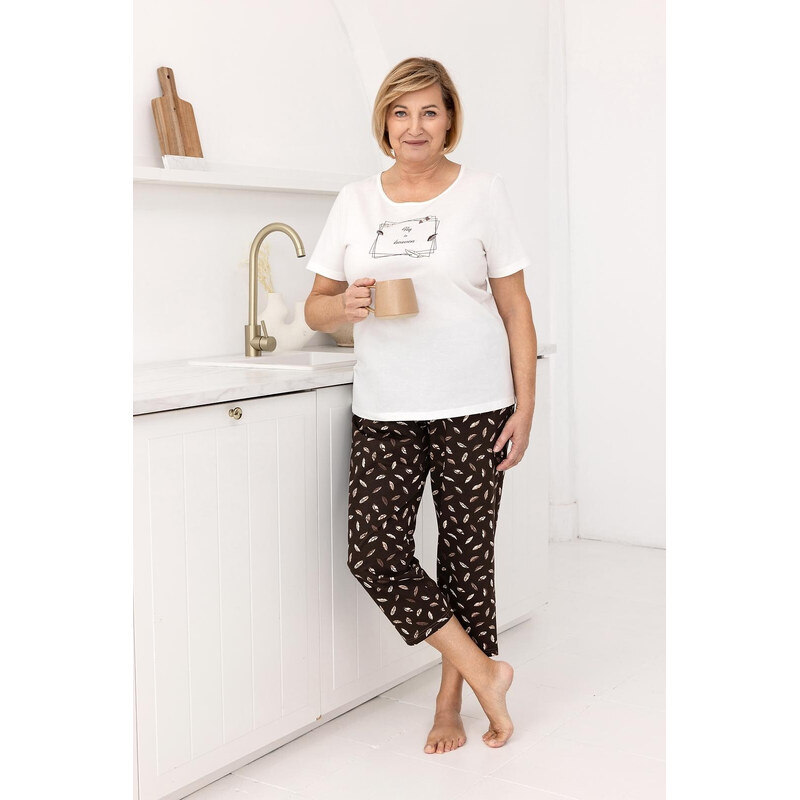 Pyžamo model 21890489 cr/r 2XL3XL W26 dámské - Regina 69630793