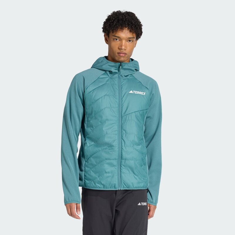 Adidas Prešívaná hybridná bunda s kapucňou Terrex Multi CLIMAWARM 67257599