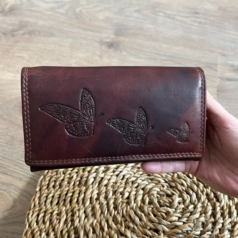 Tillberg Dámska kožená peňaženka hnedá BIRGIT 66675815