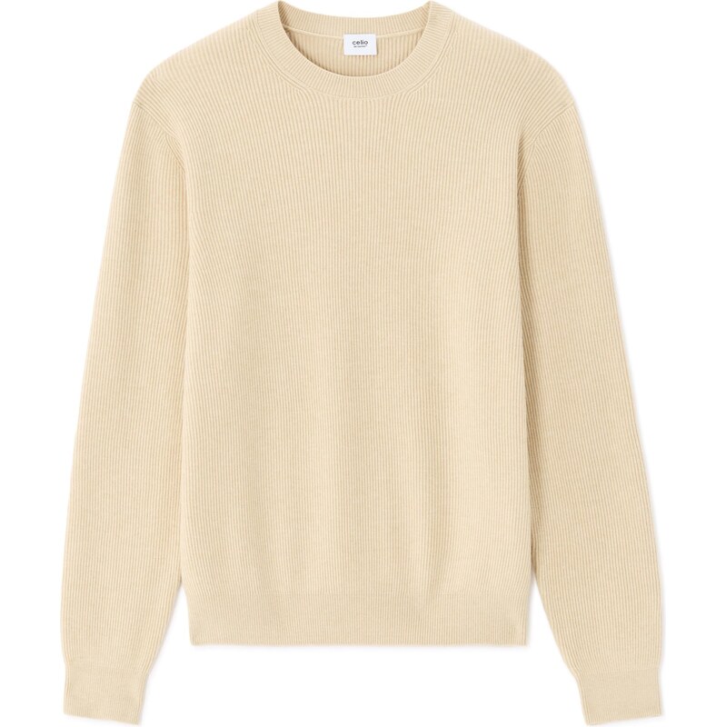 Celio Béžový pánsky sveter 67265236