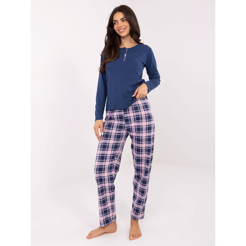 FPrice DU PI FP 004.03 tmavomodré pyžamo 67260986