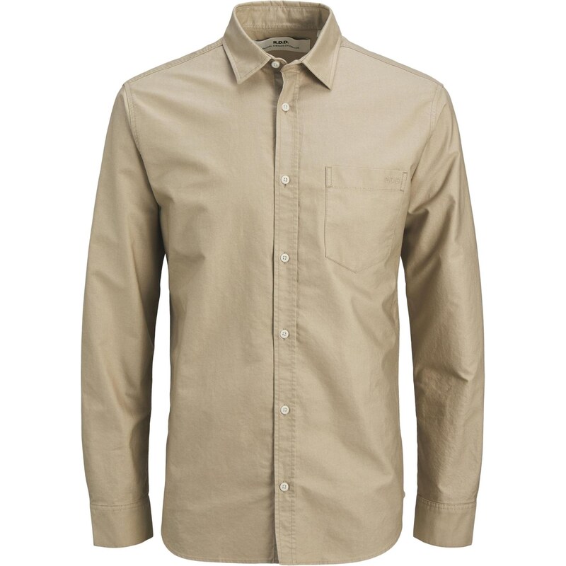 R.D.D. ROYAL DENIM DIVISION Košeľa RDDLESNER tmavobéžová 67266839