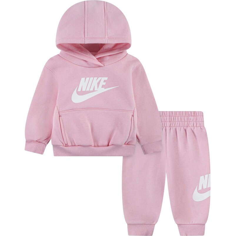 Nike Sportswear Joggingová súprava CLUB FLEECE staroružová / biela 67266854