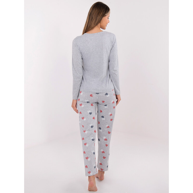 FPrice DU PI FP 009.84 sivé pyžamo 67262122