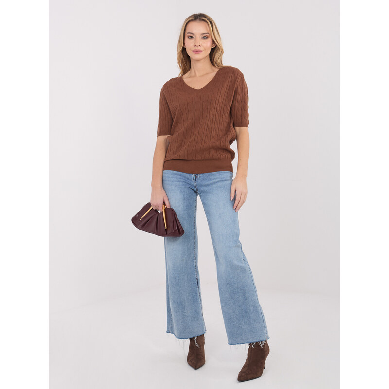 FPrice Jumper PM SW B 615.18 svetlohnedý 67262584