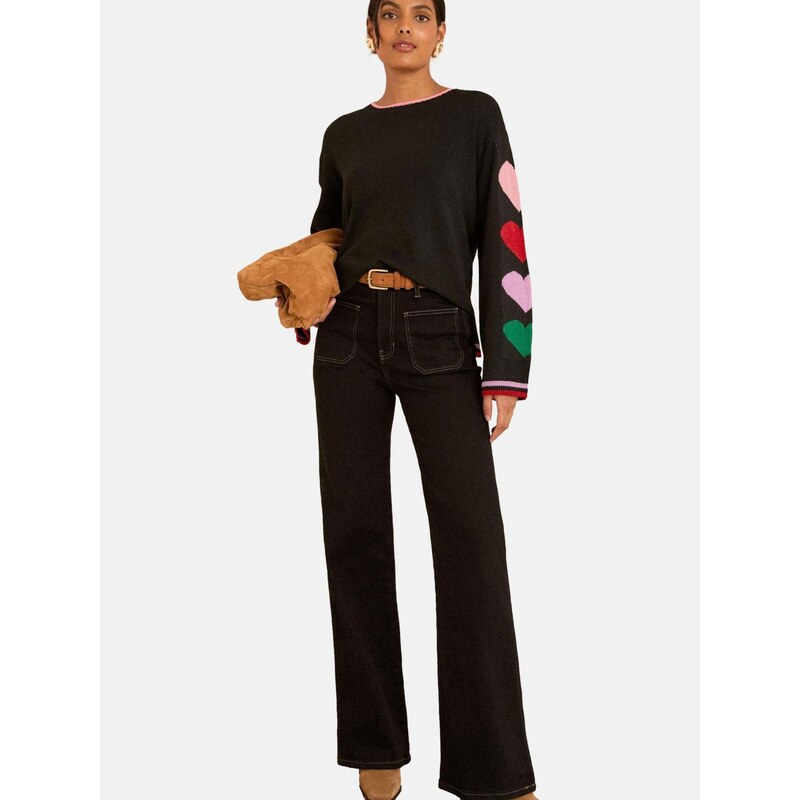 love & roses Sveter zelená / slivková / rosé / červená / čierna 67266900