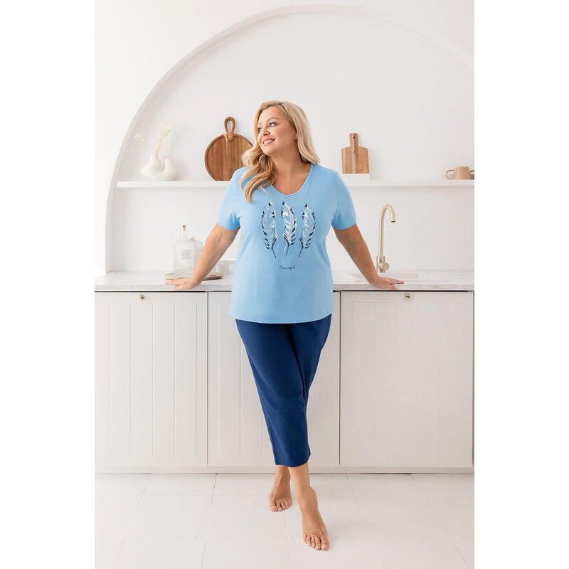 Regina 742 cr/r XL-5XL W26 dámske pyžamo 67263261