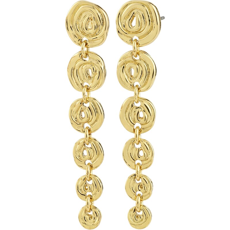 Pilgrim Náušnice Air zlatá 67266928