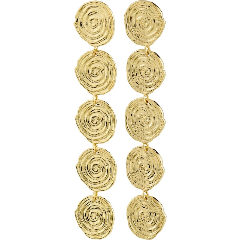 Pilgrim Náušnice Air zlatá 67266927