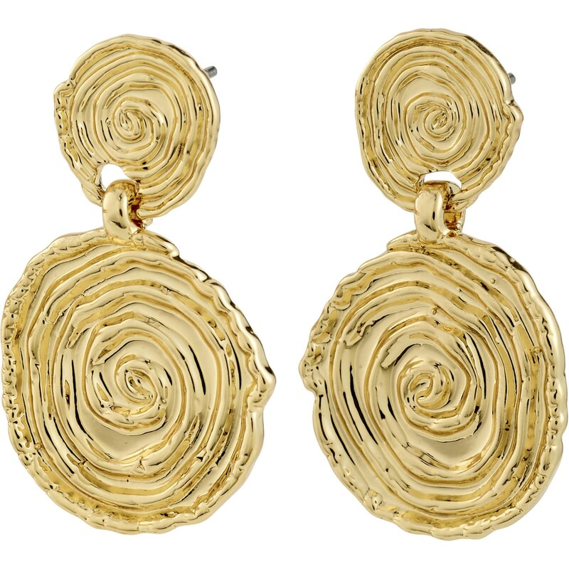 Pilgrim Náušnice Air zlatá 67266935