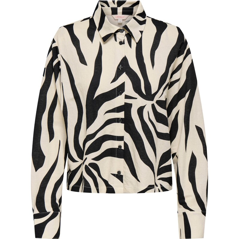 ONLY Blúzka ONLSAKURA béžová / čierna 67266970