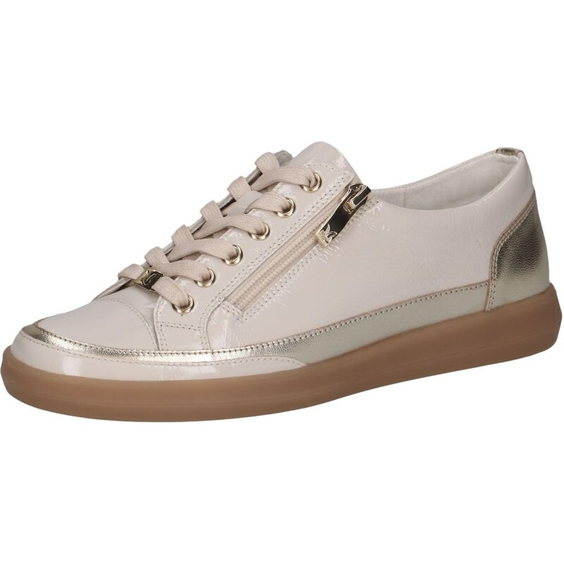 CAPRICE Nízke tenisky Ties béžová / zlatá 67266833