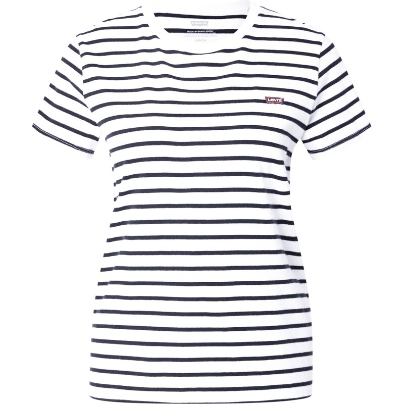 LEVIS Tričko Perfect Tee námornícka modrá / biela 54378887