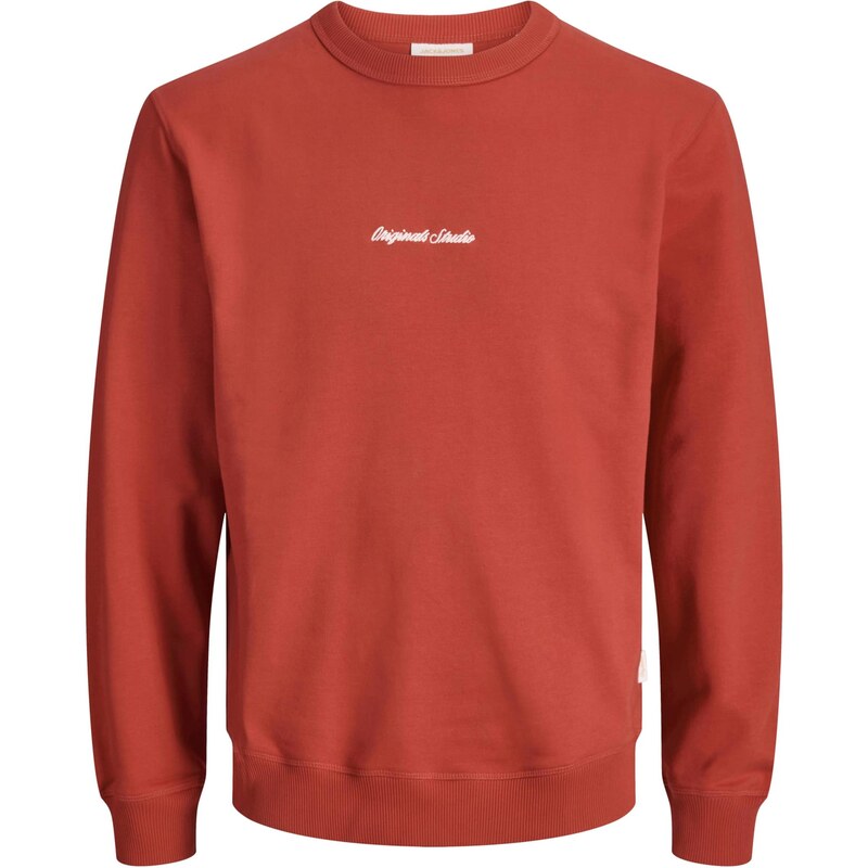 JACK & JONES Mikina JORNorrebro karmínovo červená / biela 67267062