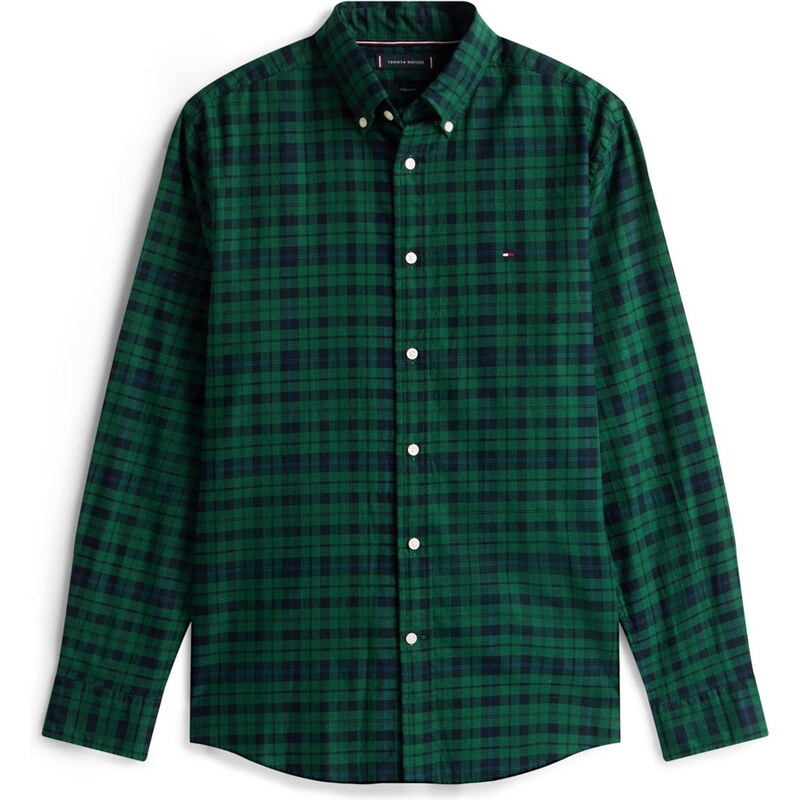 TOMMY HILFIGER Košeľa modrá / námornícka modrá / zelená 67267089
