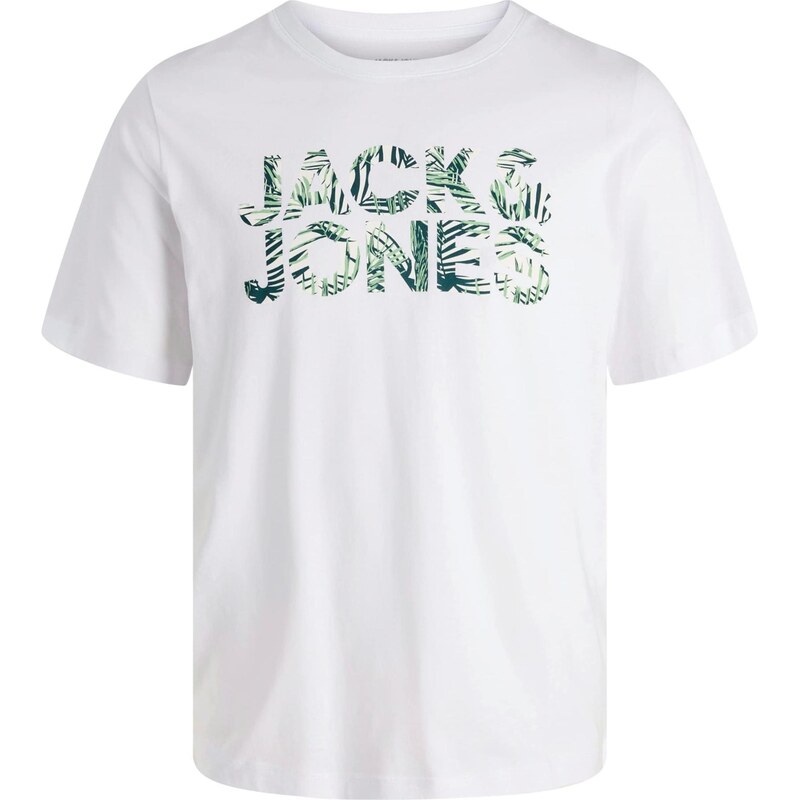 Jack & Jones Junior Tričko JJEJEFF zelená / limetová / biela 67267117