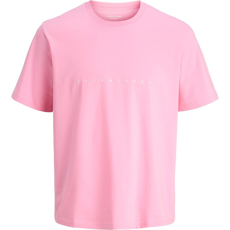 Jack & Jones Junior Tričko JJESTAR ružová / biela 67267105