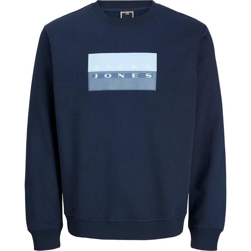 JACK & JONES Mikina JCOFUSION námornícka modrá / opálová / svetlomodrá 67267130