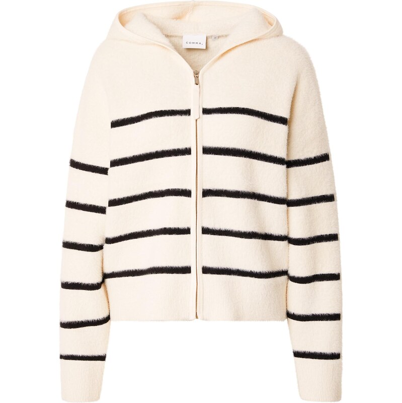 COMMA Kardigán krémová / čierna 67267206