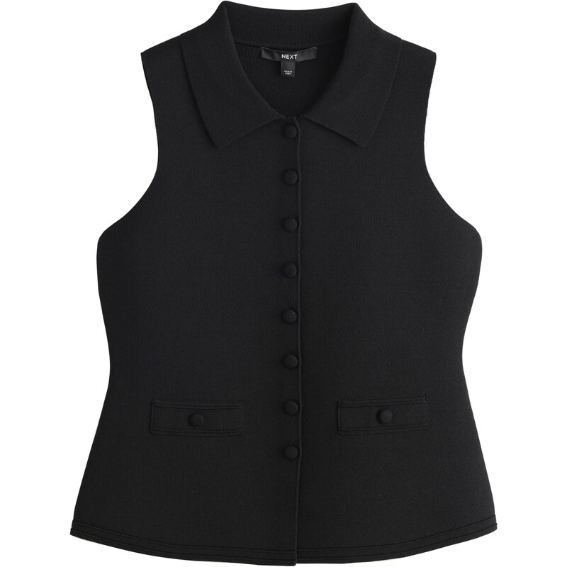 Next Pletená vesta čierna 67267241