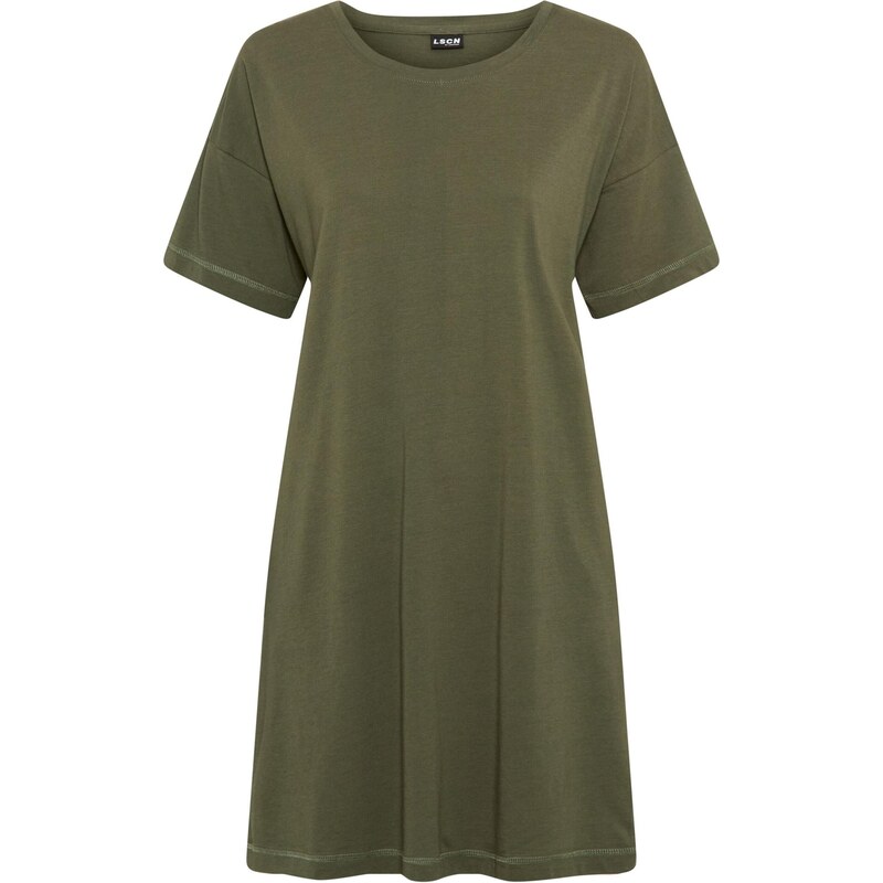 LSCN by LASCANA Nočná košieľka telová / kaki / čierna 67267314