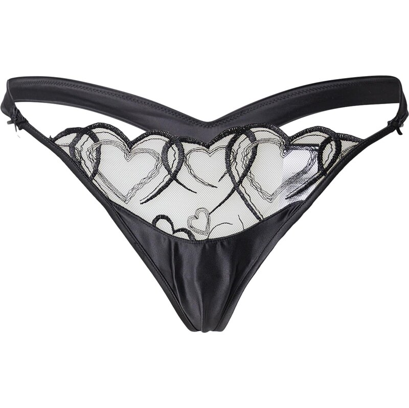 Hunkemöller Tangá Olivia čierna 67267362