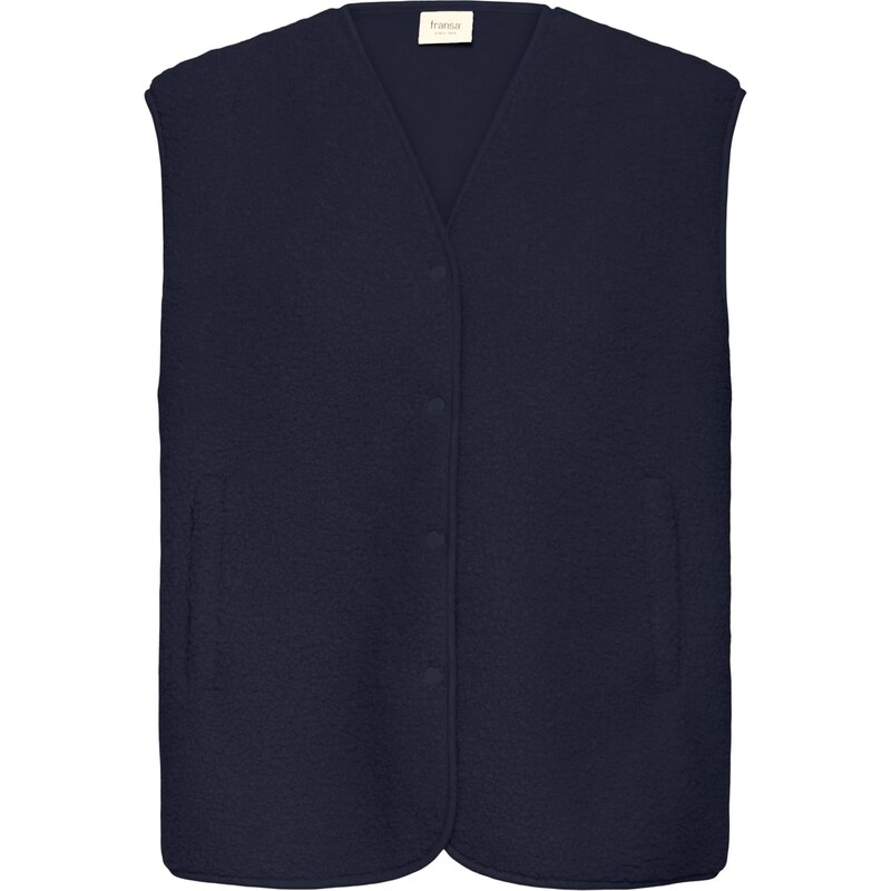 Fransa Pletená vesta FRGWYNNE námornícka modrá 67267477