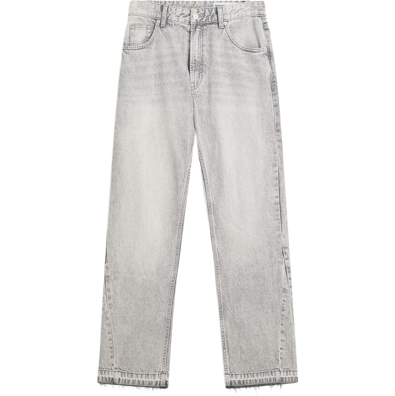 Bershka Džínsy sivý denim 67267478