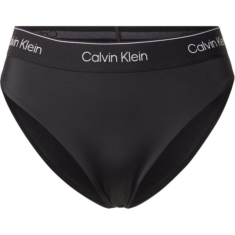 Calvin Klein Swimwear Bikinové nohavičky čierna / biela 67267505