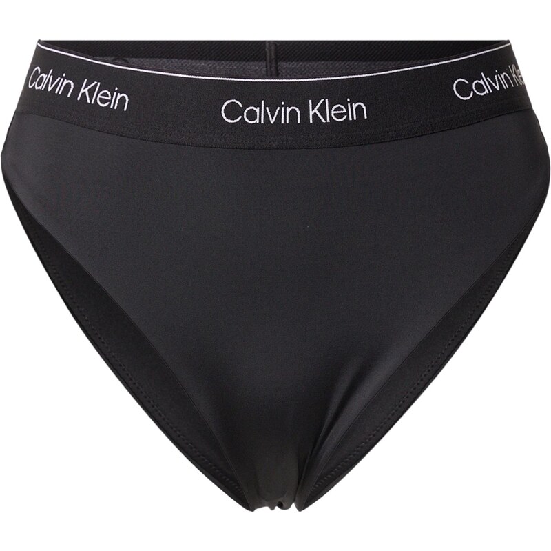 Calvin Klein Swimwear Bikinové nohavičky čierna / biela 67267508