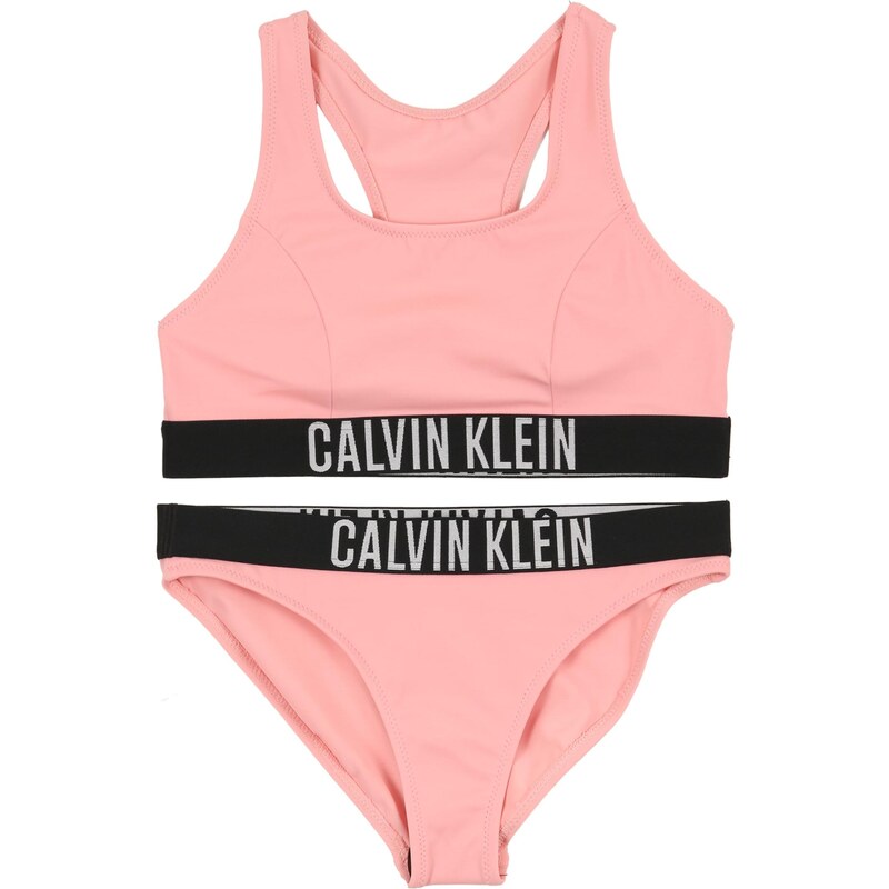 Calvin Klein Swimwear Bikiny staroružová / čierna / šedobiela 67267586