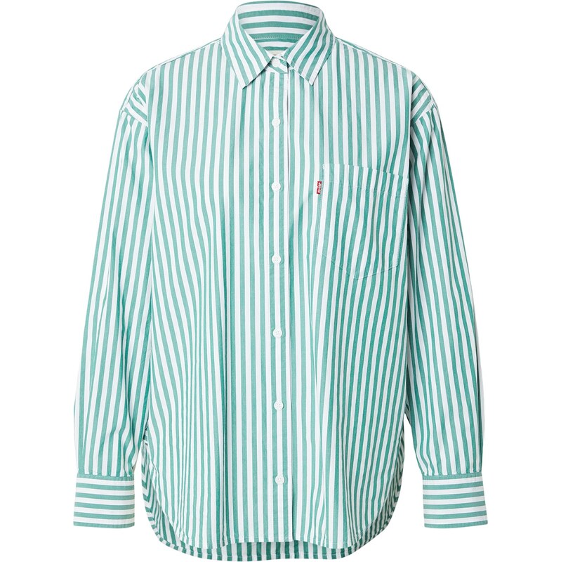 LEVIS Blúzka HARLIE BOYFRIEND mätová / šedobiela 67267592