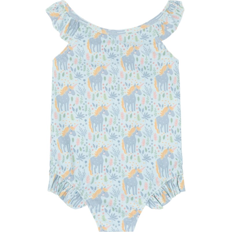 Hust & Claire Jednodielne plavky Madiken svetlomodrá / mätová / 67267618