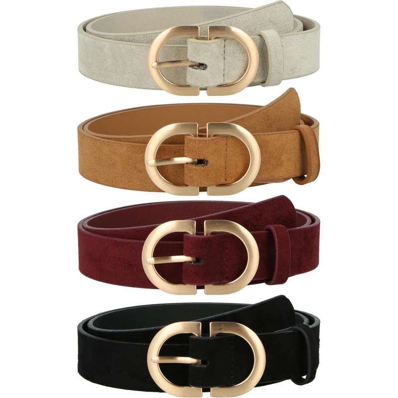 ABOUT YOU Opasky nebielená / karamelová / vínovo červená / čierna 67267620