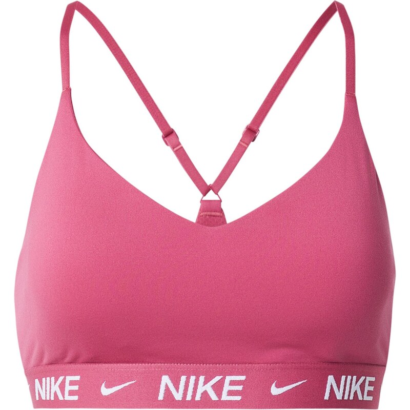 NIKE Športová podprsenka INDY pitaya / biela 67267713