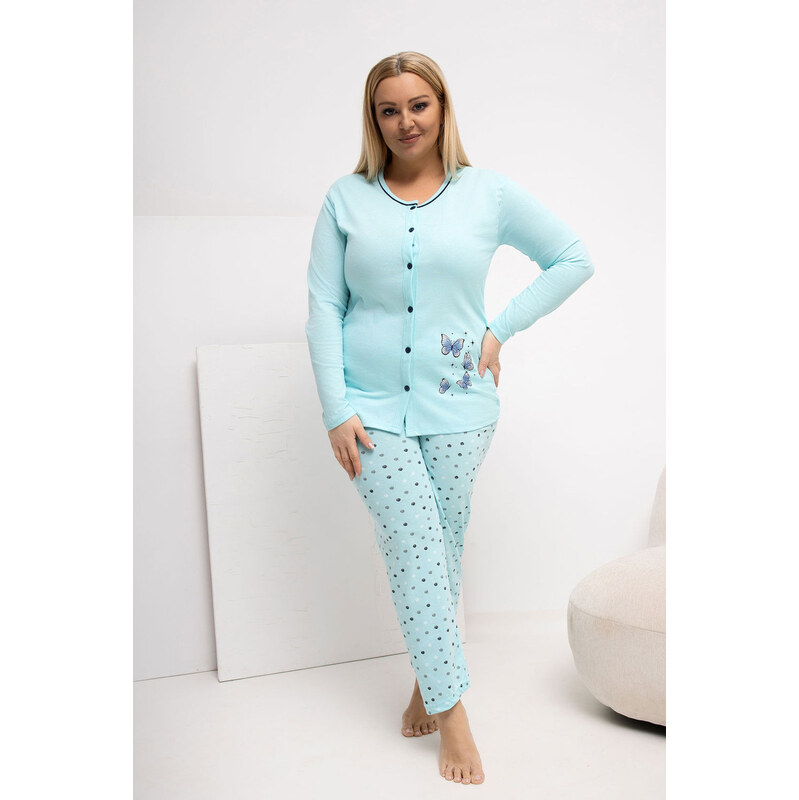 Pohodlné pyžamo pre plnoštíhly model 223306 Forever Pink 67273378