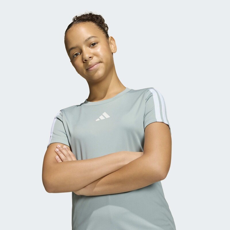 adidas Performance adidas Train Essentials 3-Stripes T-Shirt Green 67274193