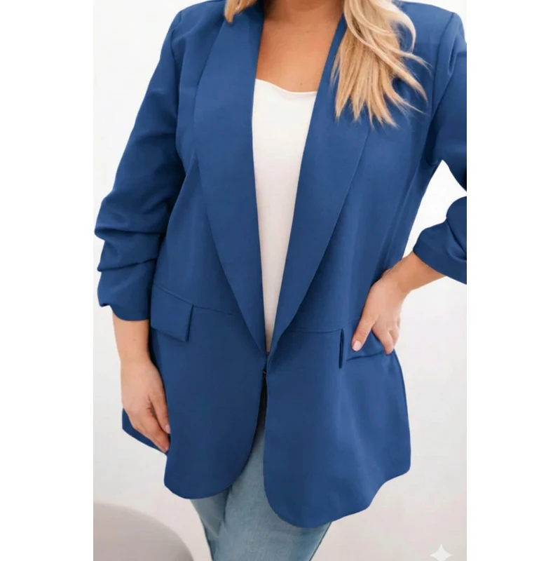 Kesi Włoski Elegantné sako Kesi Plus Size 67274154