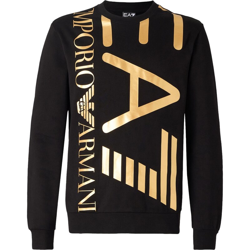 EA7 Emporio Armani Mikina zlatá / čierna 67277058
