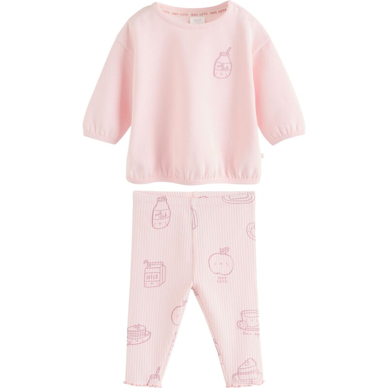 Next Set svetlofialová / pastelovo ružová 67277113