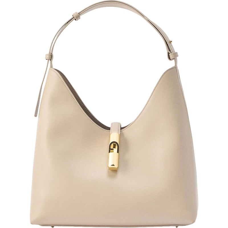 FURLA Kabelka na rameno Goccia svetlobéžová 67277125