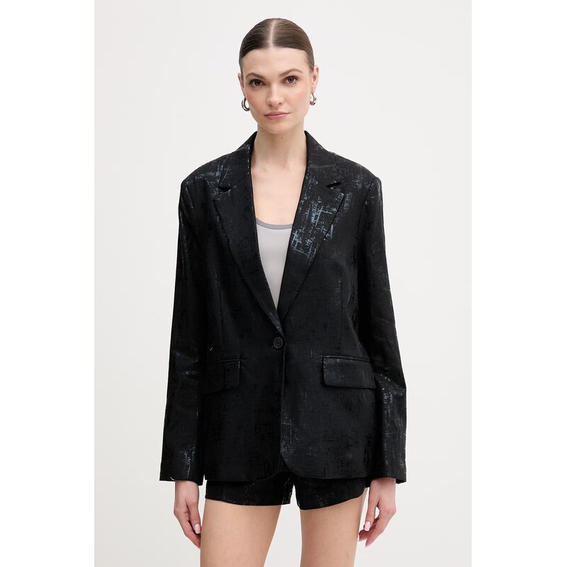 Bunda zo zmesi ľanu Silvian Heach KHUTLO 67277771