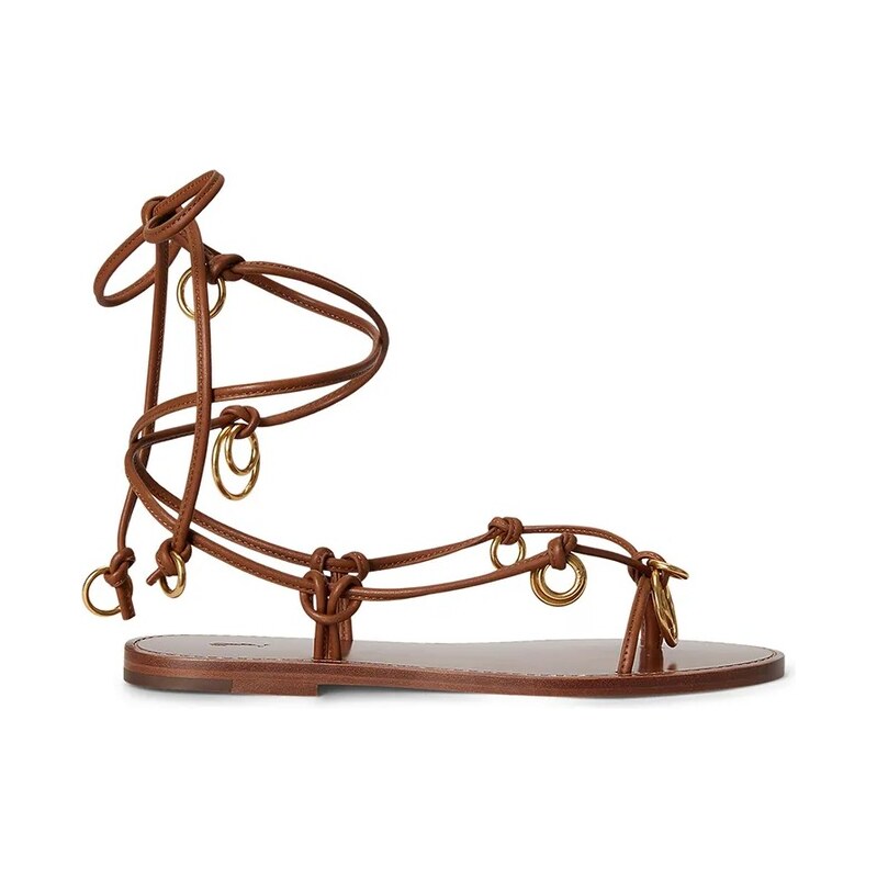 Kožené sandále Polo Ralph Lauren Rng Wrp Sandal 67284465