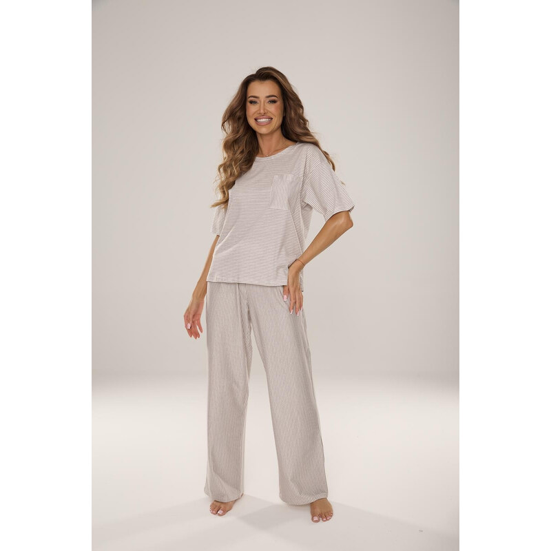 Pyžamo 037 Camelia model 21896720 S2XL - De Lafense 69625013