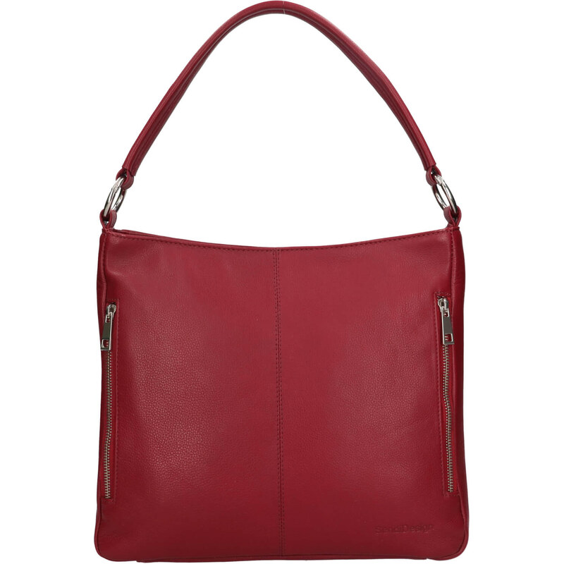 Sendi DESIGN Kožená dámska kabelka cez rameno SendiDesign Alice - 67497229