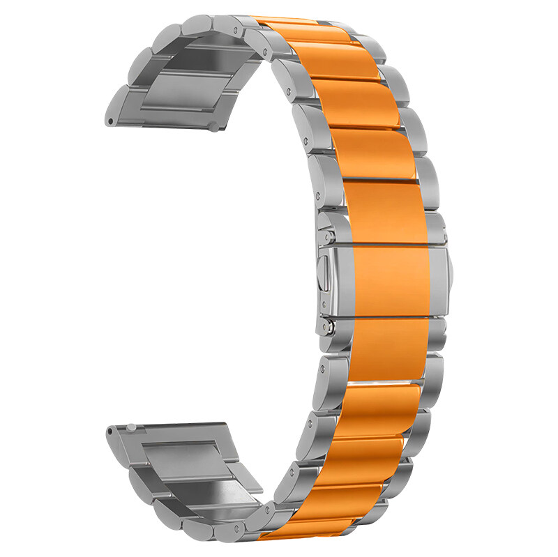 Madvell Kovový remienok oceľový ťah vesmírna sivá s oranžovým pruhom 67280230